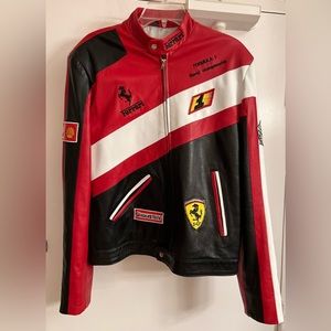 Original 100% Leather Ferrari Racing Jacket
Adult S